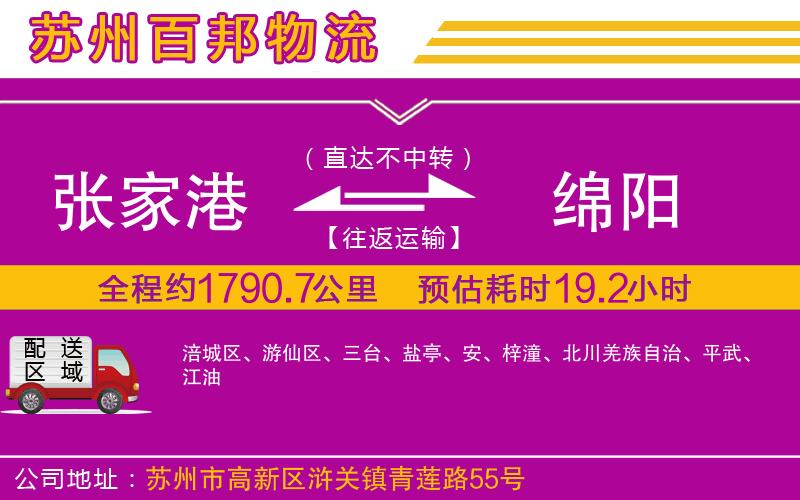 張家港到綿陽(yáng)物流公司
