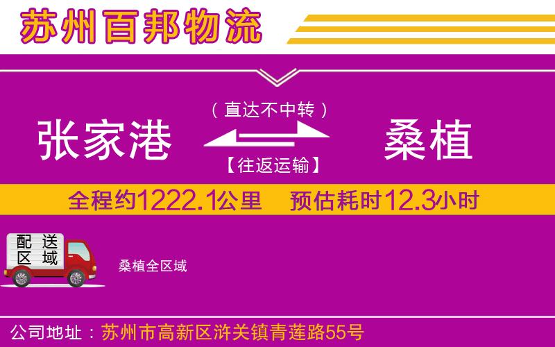 張家港到桑植物流公司