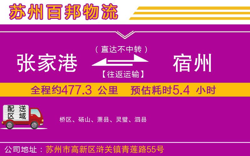 張家港到宿州物流公司