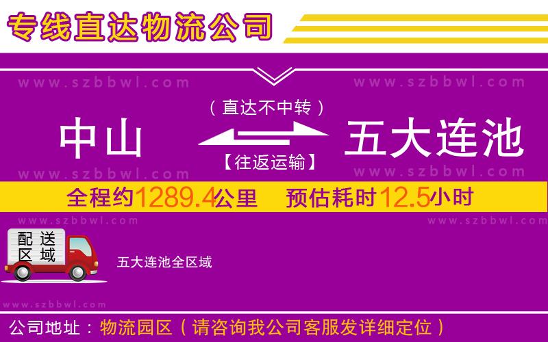 中山到五大連池物流專(zhuān)線