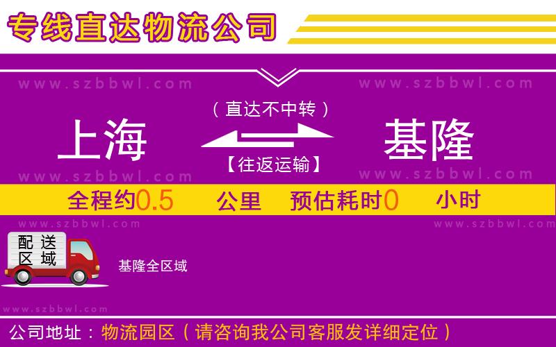 上海到基隆物流公司