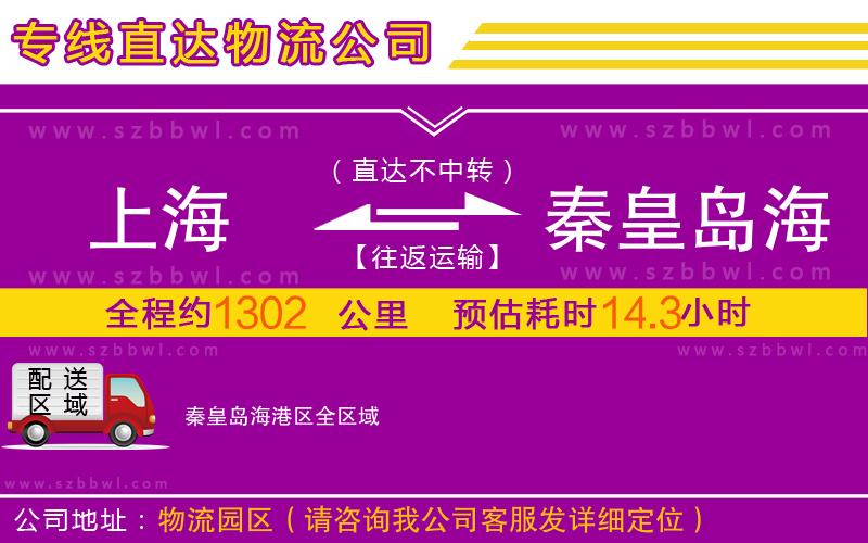 上海到秦皇島海港區(qū)物流公司