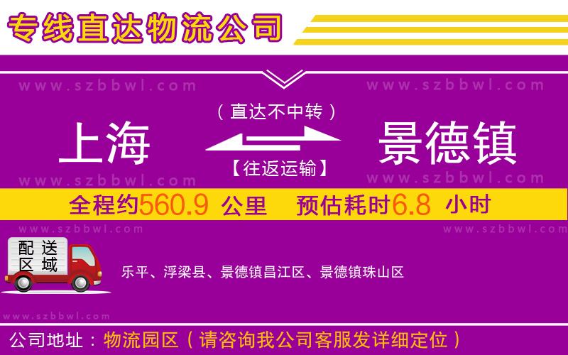 上海到景德鎮(zhèn)物流專(zhuān)線(xiàn)