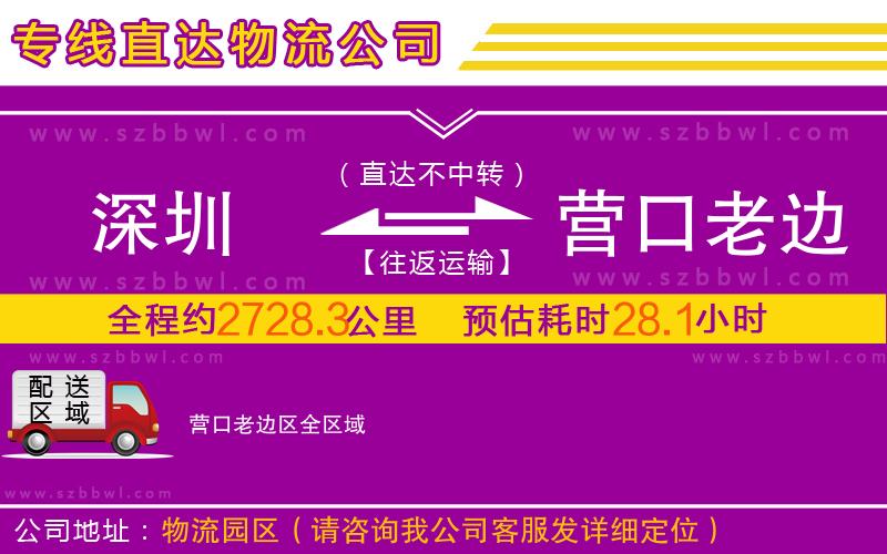 深圳到營(yíng)口老邊區(qū)物流專線