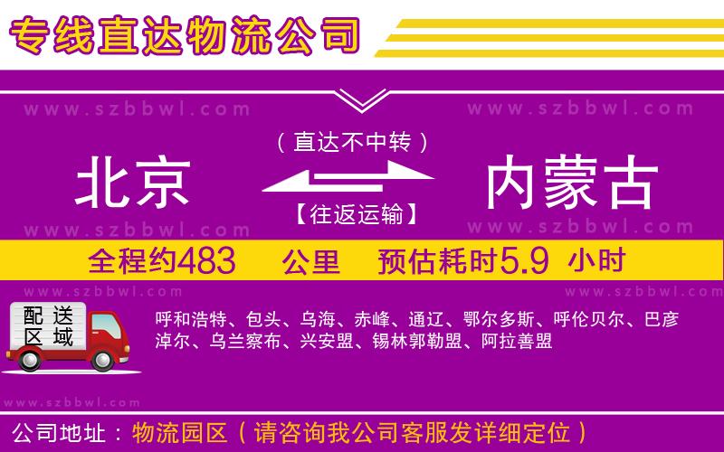 北京到內(nèi)蒙古物流公司