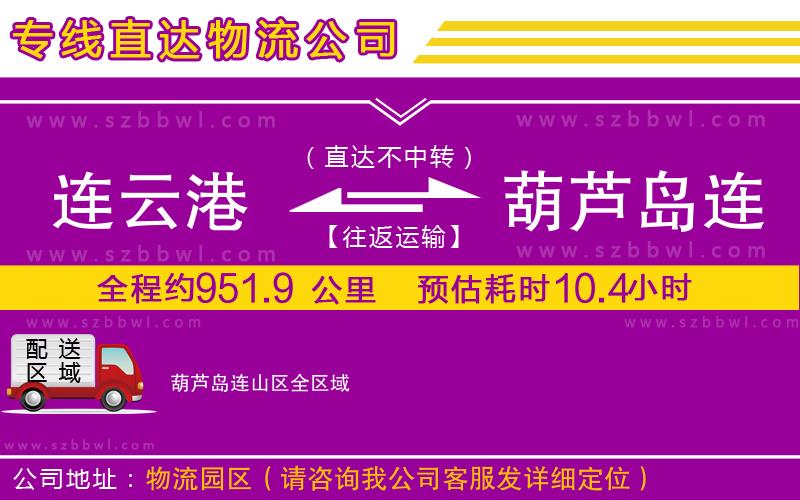 連云港到葫蘆島連山區(qū)物流公司