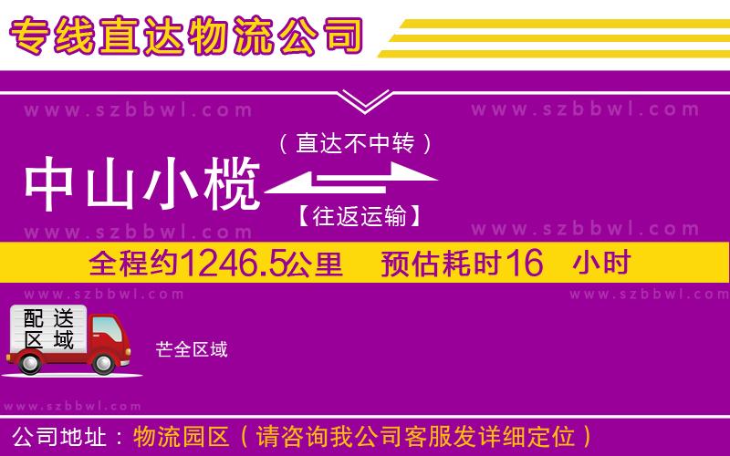 中山小欖到芒物流專線