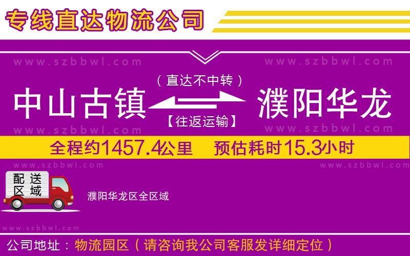 中山古鎮(zhèn)到濮陽(yáng)華龍區(qū)物流專(zhuān)線