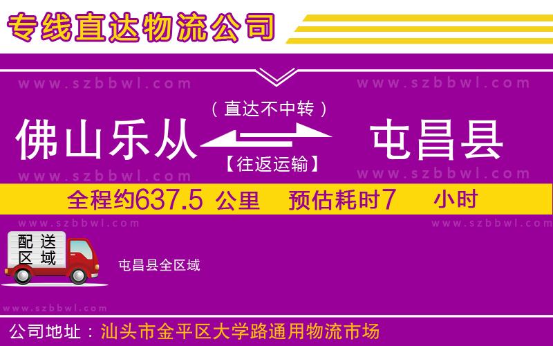 佛山樂從鎮(zhèn)到屯昌縣物流公司