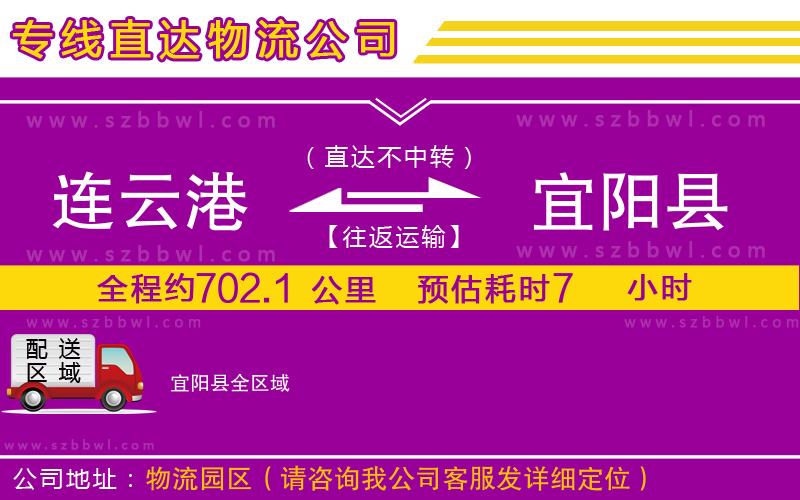 連云港到宜陽縣物流專線