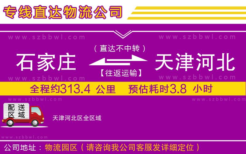 石家莊到天津河北區(qū)物流公司