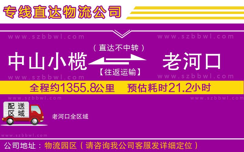 中山小欖到老河口物流專線
