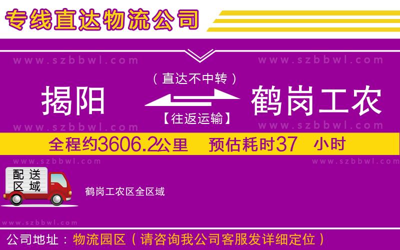 揭陽到鶴崗工農(nóng)區(qū)物流公司