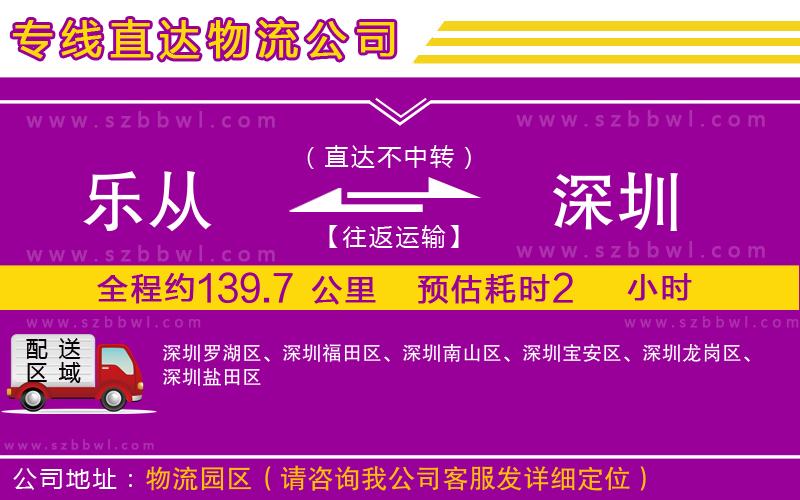 樂(lè)從到深圳物流專(zhuān)線