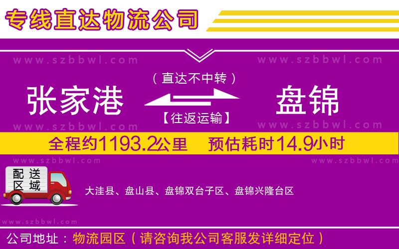 張家港到盤錦貨運(yùn)專線