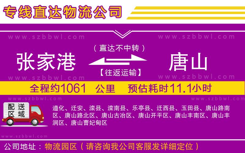 張家港到唐山貨運(yùn)專線