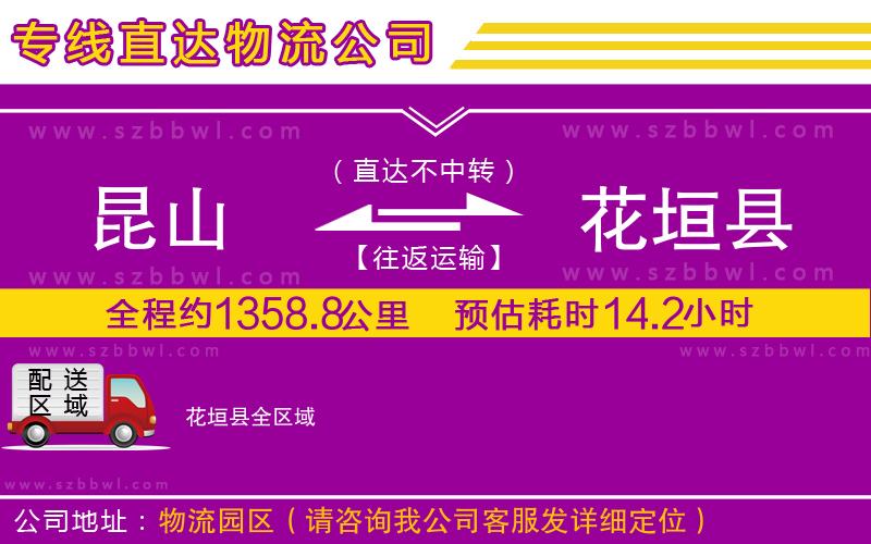 昆山到花垣縣貨運專線