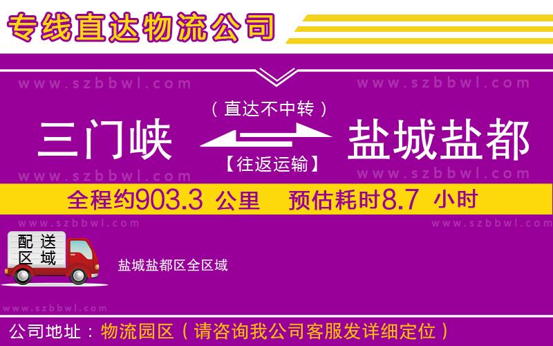 三門峽到鹽城鹽都區(qū)物流專線