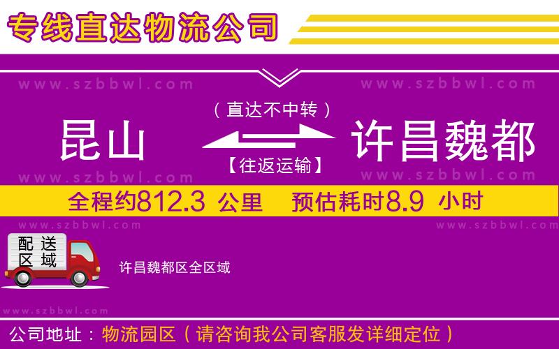 昆山到許昌魏都區(qū)貨運專線
