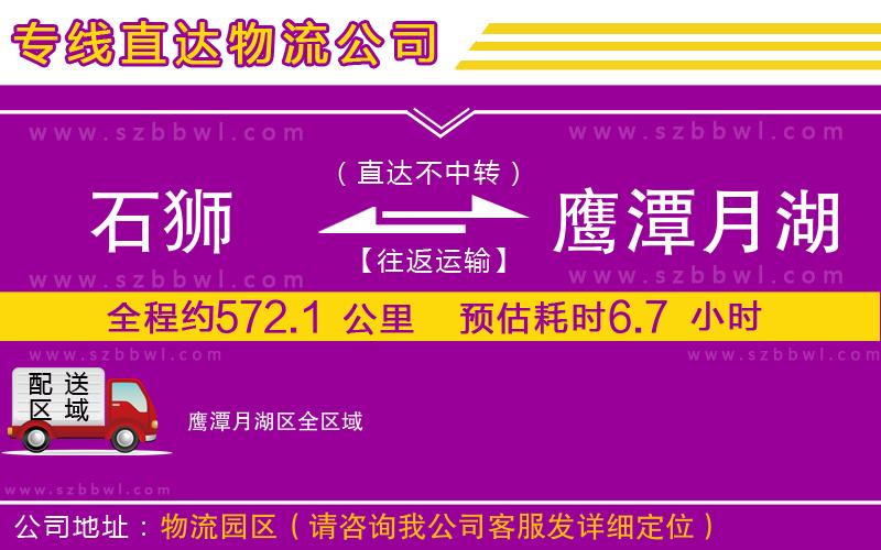 石獅到鷹潭月湖區(qū)貨運(yùn)專線