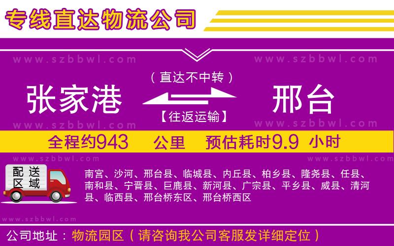 張家港到邢臺(tái)貨運(yùn)專線