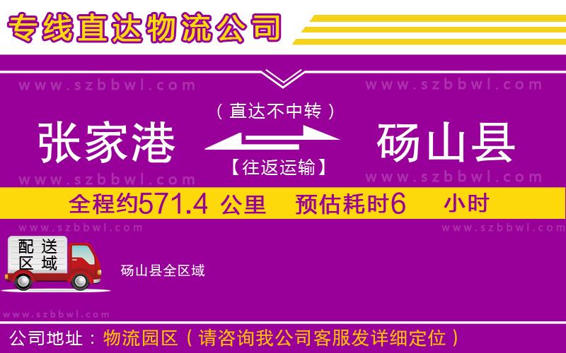 張家港到碭山縣貨運專線