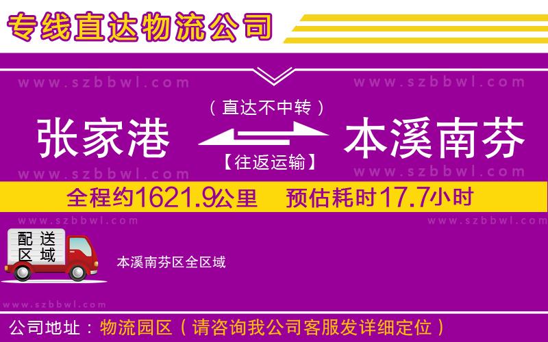 張家港到本溪南芬區(qū)貨運(yùn)專(zhuān)線(xiàn)