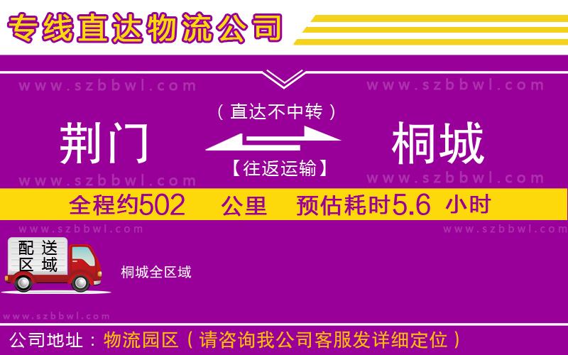 荊門(mén)到桐城物流專(zhuān)線