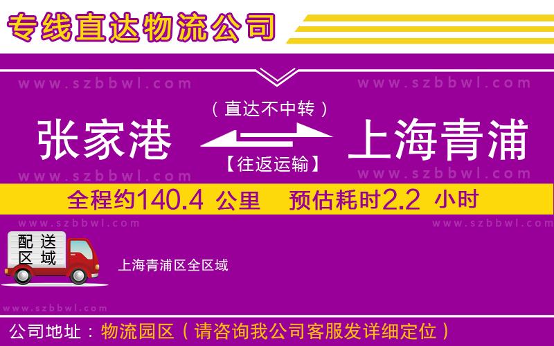 張家港到上海青浦區(qū)貨運專線