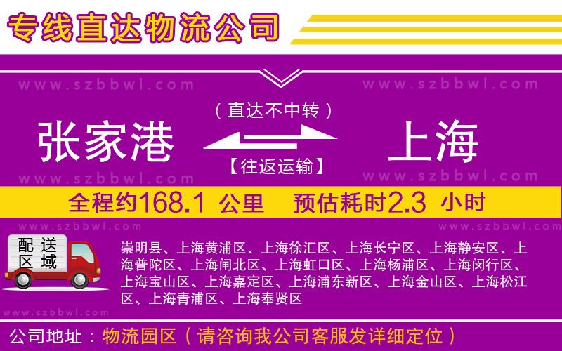 張家港到上海貨運專線