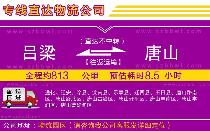 呂梁到唐山物流公司