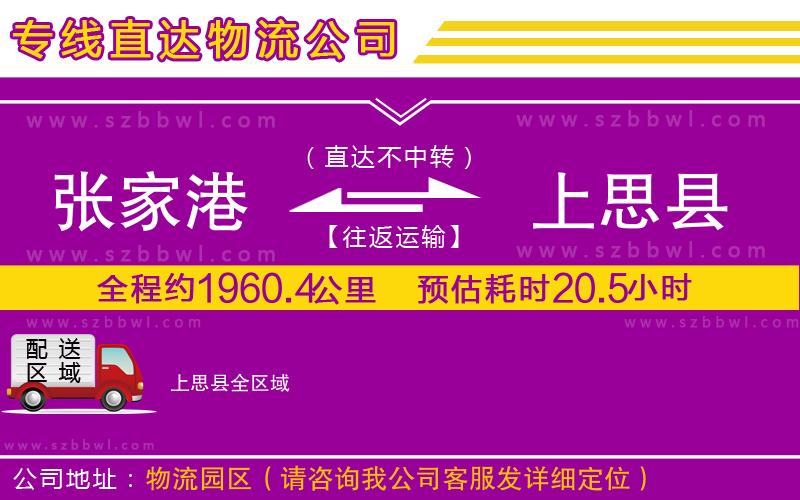 張家港到上思縣貨運(yùn)專線