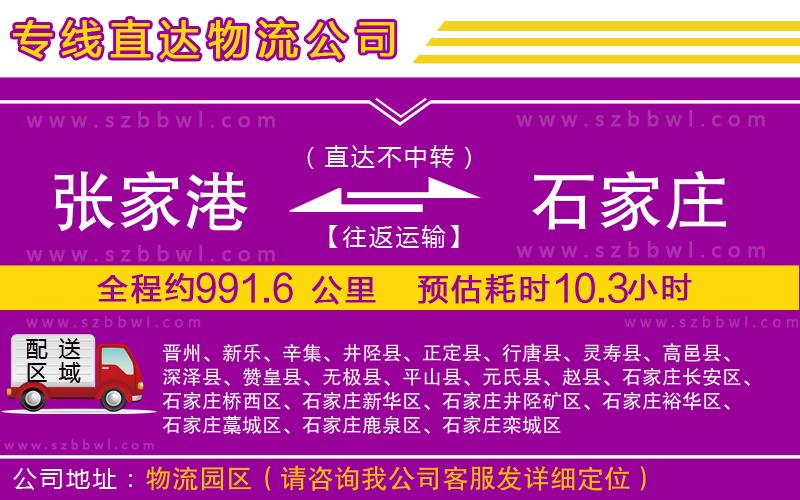 張家港到石家莊貨運專線