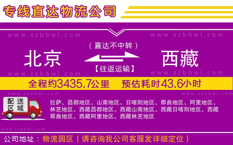 北京到西藏貨運(yùn)專線