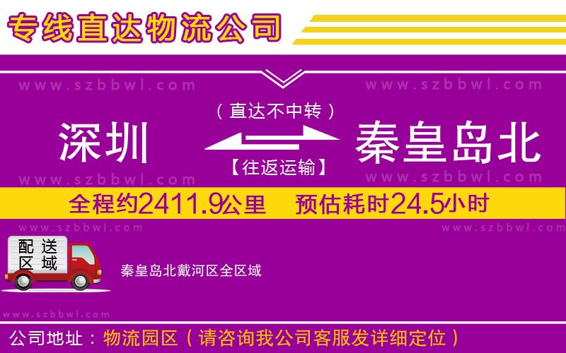 深圳到秦皇島北戴河區(qū)貨運專線