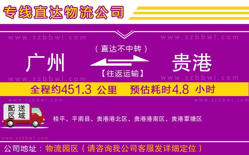 廣州到貴港貨運(yùn)專線