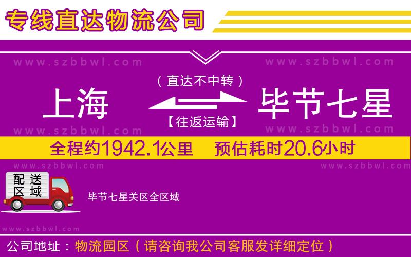 上海到畢節(jié)七星關(guān)區(qū)貨運(yùn)專(zhuān)線