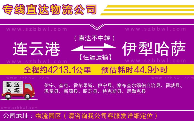連云港到伊犁哈薩克自治州貨運(yùn)專線
