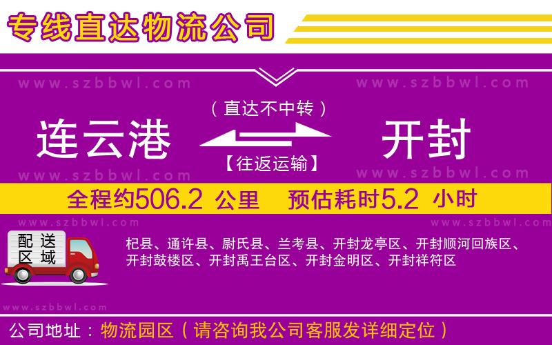 連云港到開封貨運專線