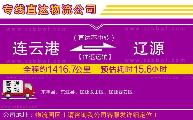 連云港到遼源貨運(yùn)專線