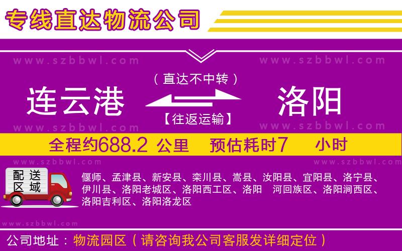 連云港到洛陽(yáng)貨運(yùn)專(zhuān)線(xiàn)