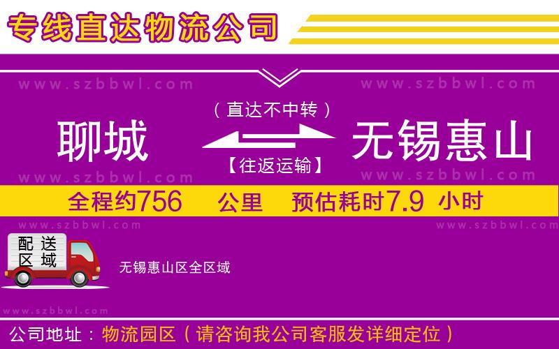 聊城到無錫惠山區(qū)物流專線
