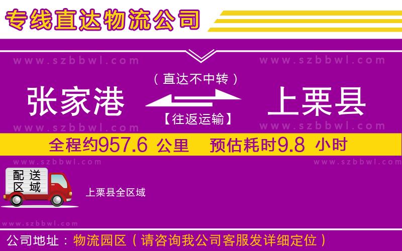 張家港到上栗縣物流專線