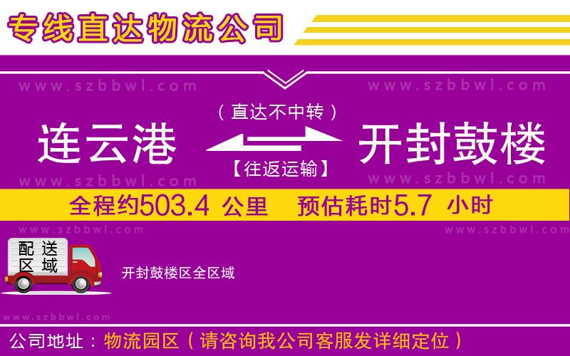連云港到開封鼓樓區(qū)貨運(yùn)專線