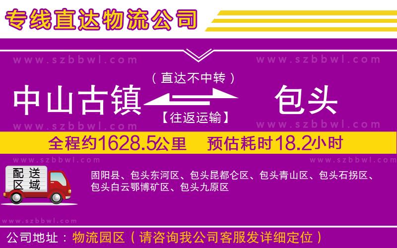 中山古鎮(zhèn)到包頭物流專線