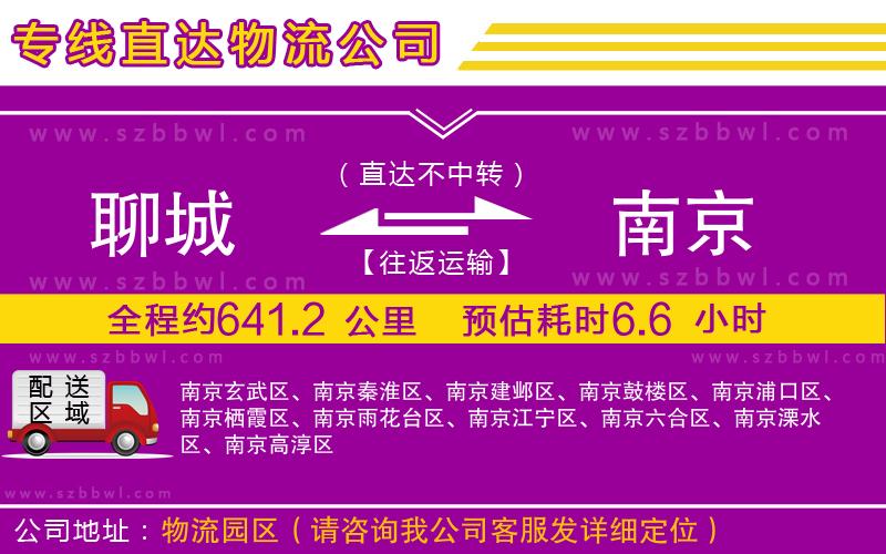 聊城到南京貨運(yùn)專(zhuān)線(xiàn)
