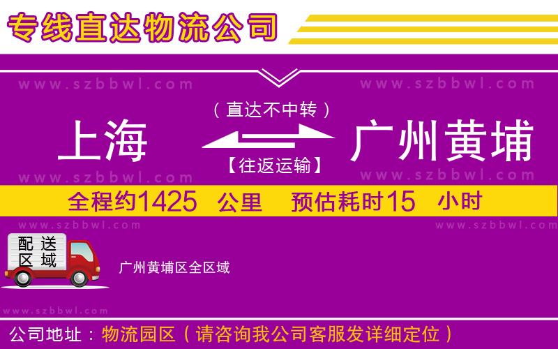 上海到廣州黃埔區(qū)物流專(zhuān)線(xiàn)