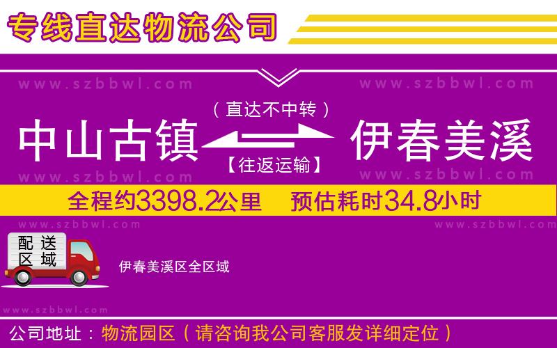中山古鎮(zhèn)到伊春美溪區(qū)物流專線